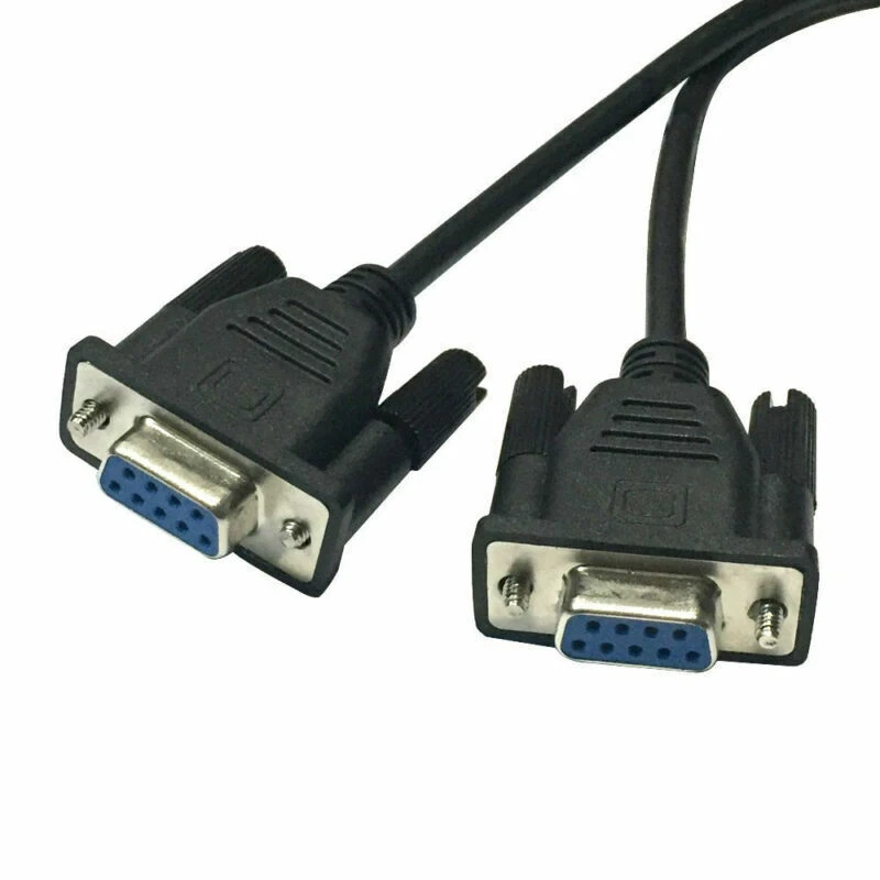 DB9 Male to 2 Female Serial Rs232 Splitter Cable Rs232 Male to 2 Female 2 F17686 - Image 2 of 3