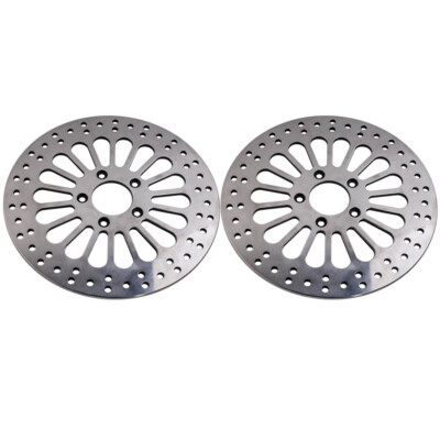 Speichen Chrom Disc Rotoren vorne Brake Rotor Rotors Disk 11.8'' For Harley