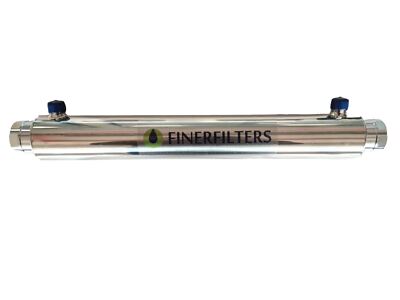 25 W UV-Sterilisatorsystem für Wasseraufbereitung - 23 LPM (6 GPM) - 1/2'' Steckeranschlüsse