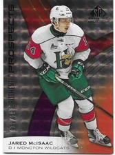 2019-20 UD Upper Deck CHL Sp Game Used JARED MCISAAC #49 Orange 039/199