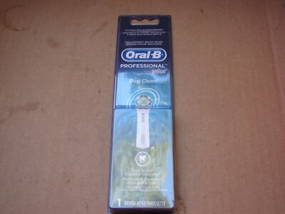 ORAL B PROFESSIONAL DUAL CLEAN 1 BRUSH HEAD WB417-1 RARE HTF