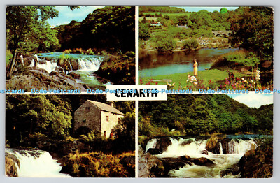 R743944 Cenarth The Waterfalls Old Mill and Falls River Teifi Salmon Leap Falls