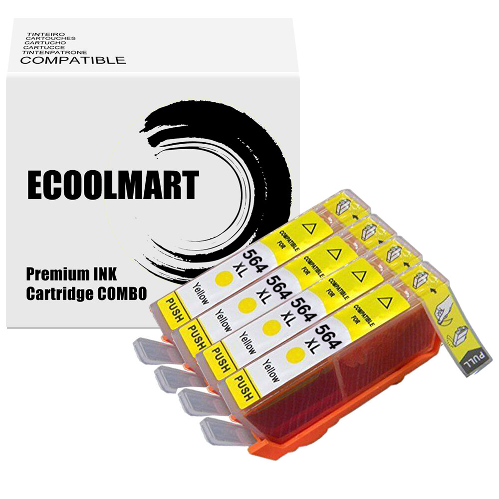 4Y Ink Cartridge replace for HP 564XL Photosmart C5324 D7560 Officejet 4610