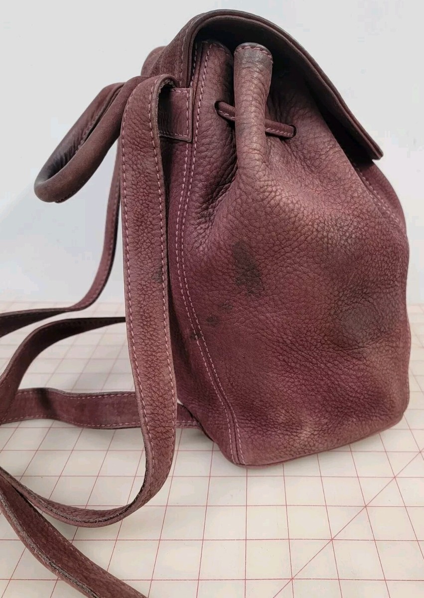 Vintage 90's COACH 4938 Sonoma Nubuc Pebbled Leather Backpack Bag