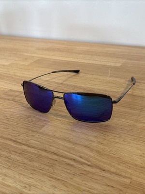 SMITH OPTICS TURNER Gunmetal KJ1 Silver Metal Rectangular Wrap Sunglasses