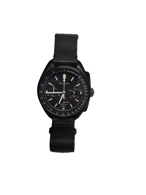 #ad #ad Bulova 98A186 Lunar Pilot Chronograph Men#x27;s Watch Black $410.00