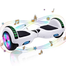 New Hoverboard Electric for Kids Bluetooth Self-Balancing Scooter LED Light US