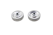 Omni Metalcraft 102143 Zinc-Plated Steel Conveyor Skate Wheels 1-15/16"