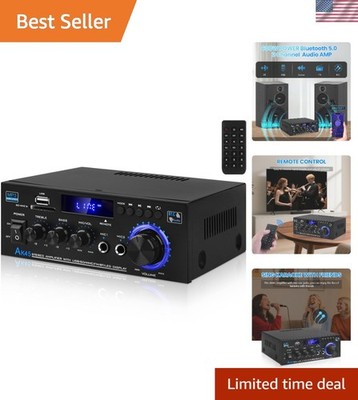 Elite Bluetooth Audio Receiver - HiFi 2.0 Channel, 600W Max Power, Mic Support