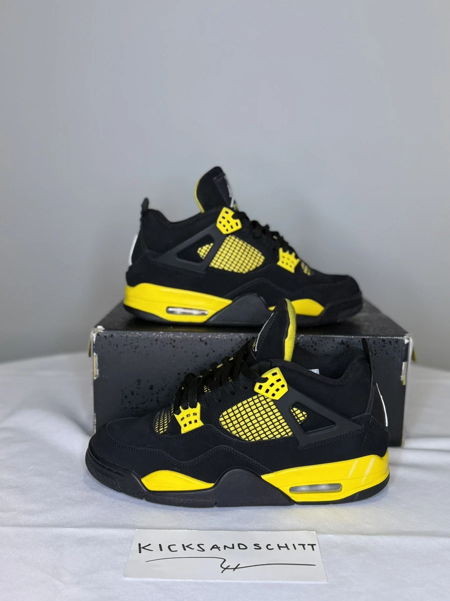 Preços baixos em Jordan 4 Retro Mid Thunder | eBay