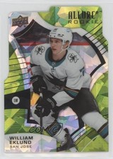 2021-22 Upper Deck Allure Rookies Green Rainbow Die-Cut 87/99 William Eklund 0c3