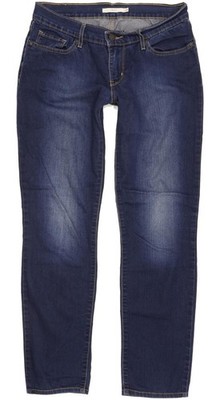 Levi's 712 Damen Jeans blau Straight Slim Stretch W28 L29 (102485)