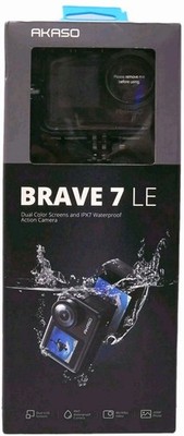 Akaso Brave 7 LE Dual Color Screens & IPX7 Waterproof  Action Camera 20MP Photo 