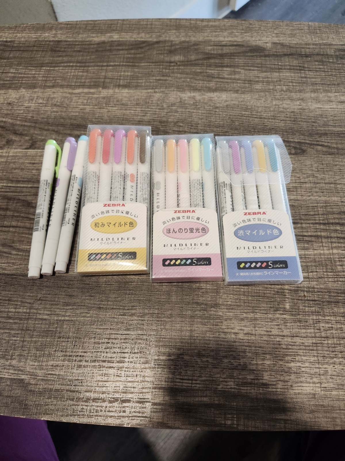Zebra MILDLINER WKT7-5C Double-sided Highlighter