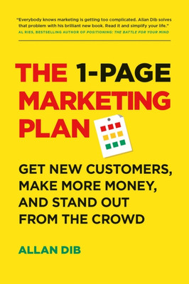 1 PAGE MARKETING PLAN (Paperback, UK Import)