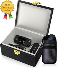 Faraday Box with Faraday Bags for Car Keys Car Key Signal Blocking Box