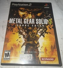 Vintage Metal Gear Solid 3 Snake Eater PlayStation 2 PS2 Game M Konami NTSC-U/C