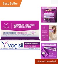Maximum Strength Feminine Cream with Benzocaine - Fast Relief for Intimate Pain