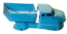 Wyandotte Vintage Pressed Steel Blue Dump Truck Original Paint Toy Truck