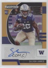 2020 Panini Prizm Draft Picks Rookies Neon Orange 16/149 Salvon Ahmed Auto 7l6