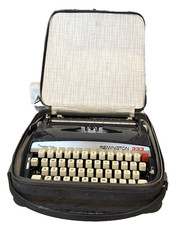 Sperry Rand Remington 333 Manual Typewriter in Working Condition With Case Vtg thumbnail