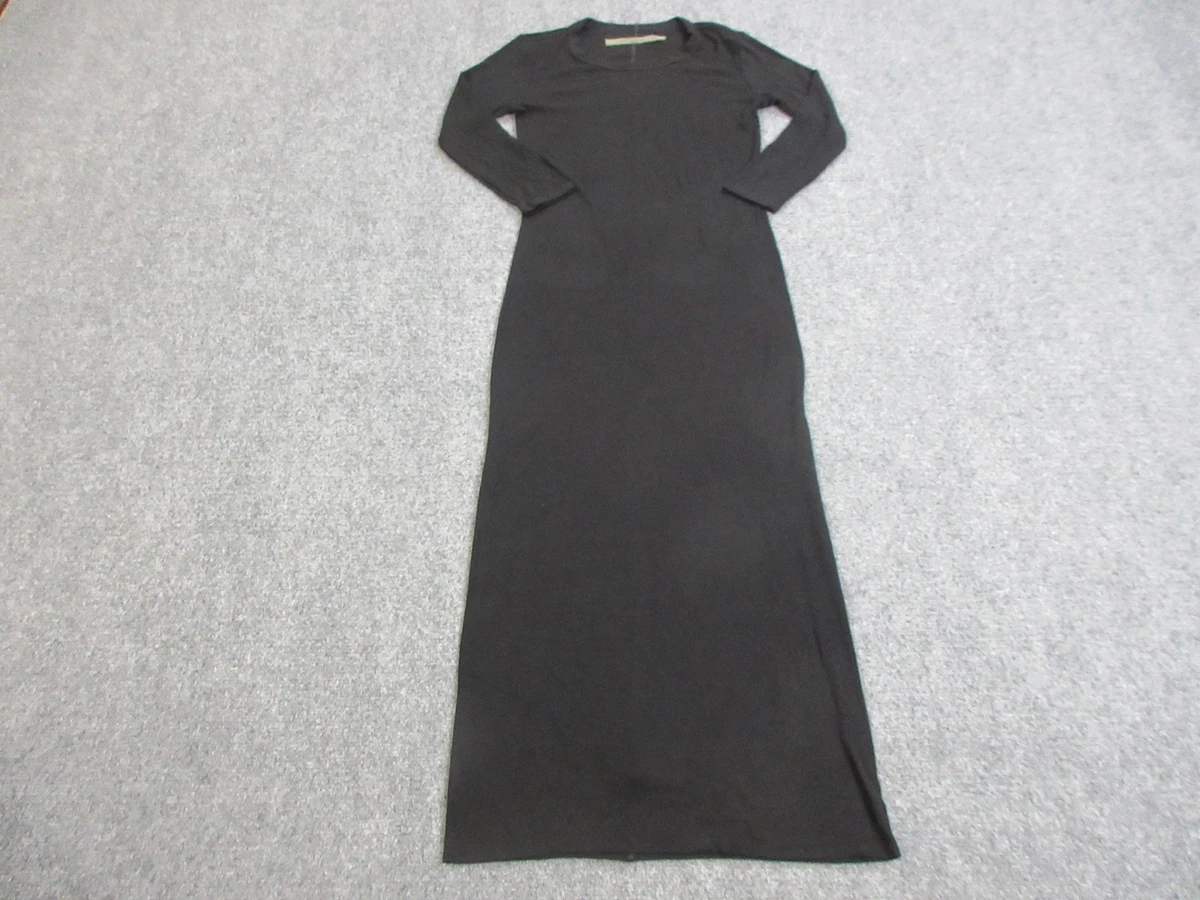 Silk Long Sleeve Solid Maxi Dresses for Women for sale | eBay