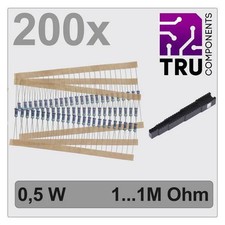 TRU COMPONENTS TC-12888472  T22P081 Assortimento di resistenze a film metallico