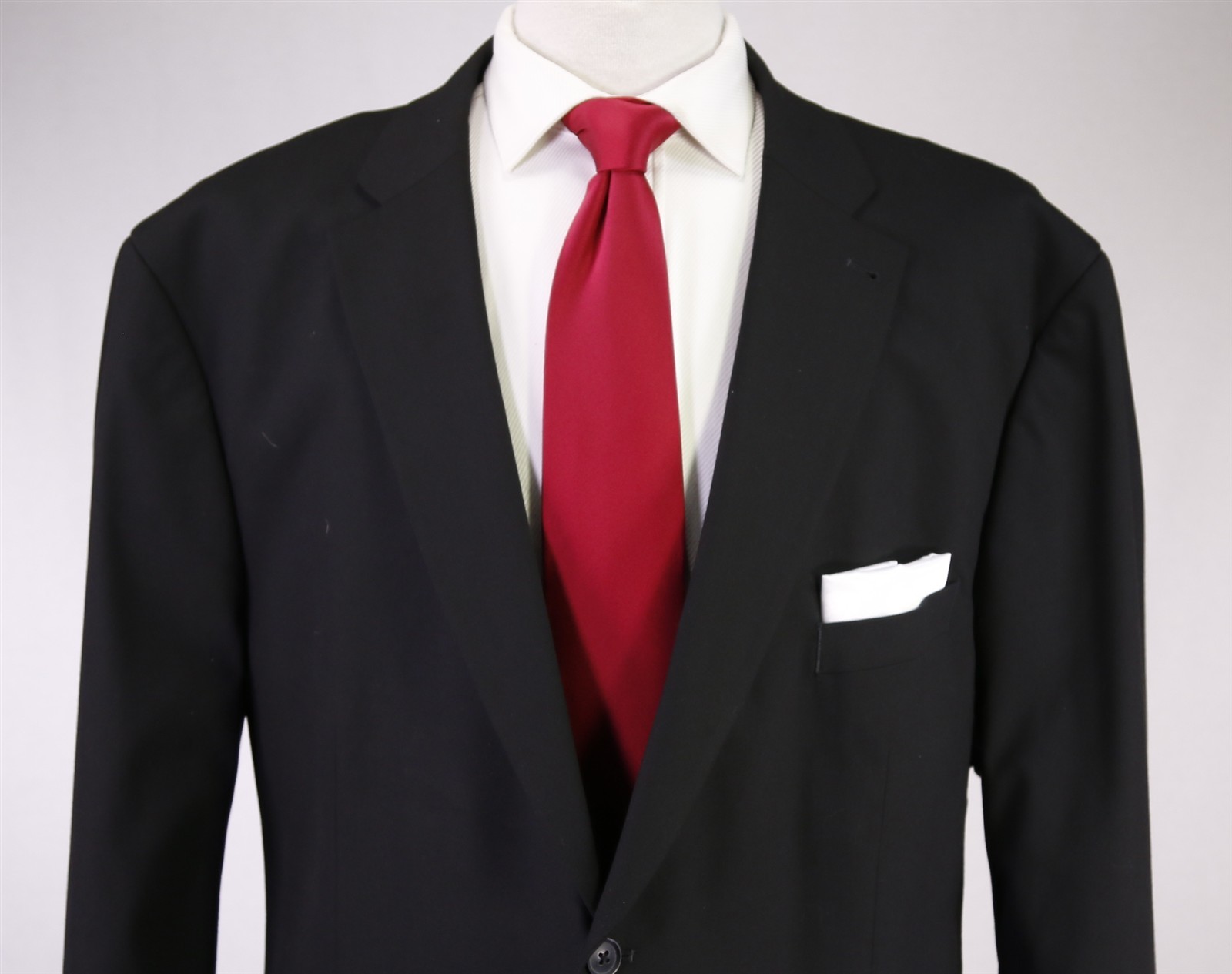 Joseph Abboud Current Solid Black Performance Fab… - image 3