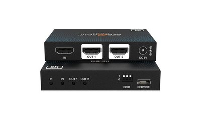 BZBGEAR 1x2 8K UHD HDMI 2.1 Splitter with Auto Downscaling (8K60/4K120)