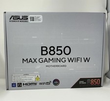 ASUS B850 MAX GAMING WIFI W - AMD AM5 ATX Motherboard, White PCB, DDR5, PCIe 5.0