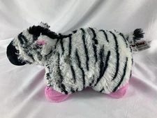 Pillow Pets Pee-Wee Zippity Zebra Pillow 12.5" x 11" x 4.5" Stuffed Plush 2010