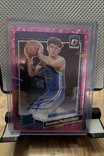 2023-24 Panini Donruss Optic - Brandin Podziemski #256 Pink Fast Break Prizm /25