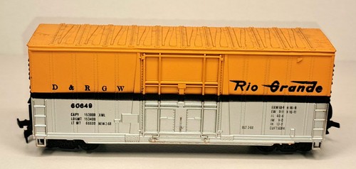 Coche de caja vintage Bachmann escala HO HI-Cube Rio Grande D&GRW #60649 LEER | Zustand: Used