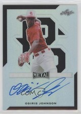 2017 Leaf Perfect Game All-American Classic 11/15 Osiris Johnson Auto 0tw4