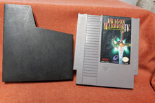 Dragon Warrior 4 IV Nintendo NES Cartridge, Untested,  with dust sleeve
