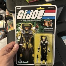 Super7 G.I. Joe ReAction  Python Patrol Serpentor Target Exclusive NEW