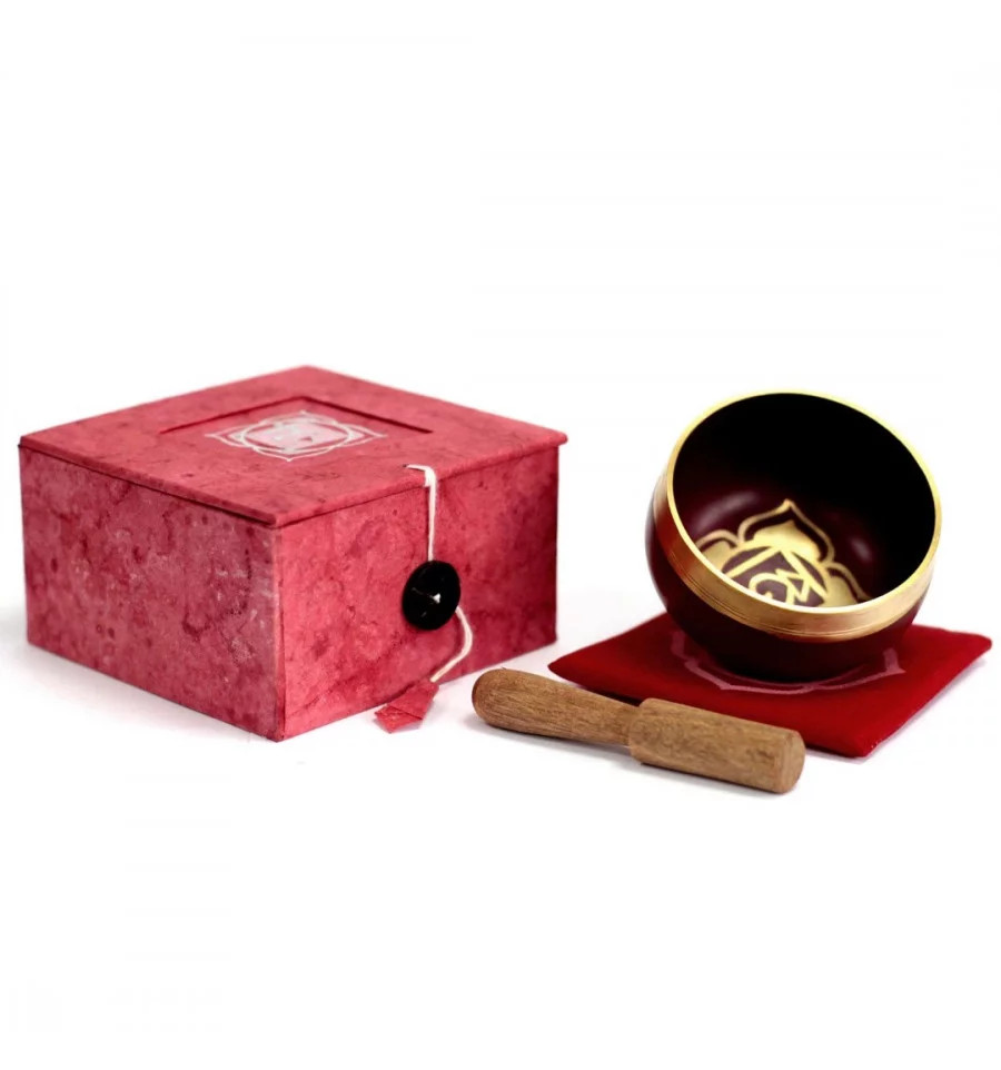 Bol chantant tibétain pour séance de yoga à la maison et décoration zen