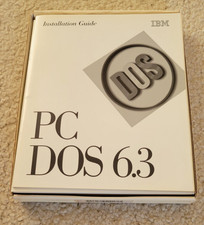 IBM PC DOS 6.3 Upgrade from 6.1 Boxed Manuals  Disks - Vintage
