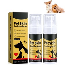 2Pcs Pet Skin Soothing Spray for Dogs,Pet Skin Treatment Spray for Dogs and C...