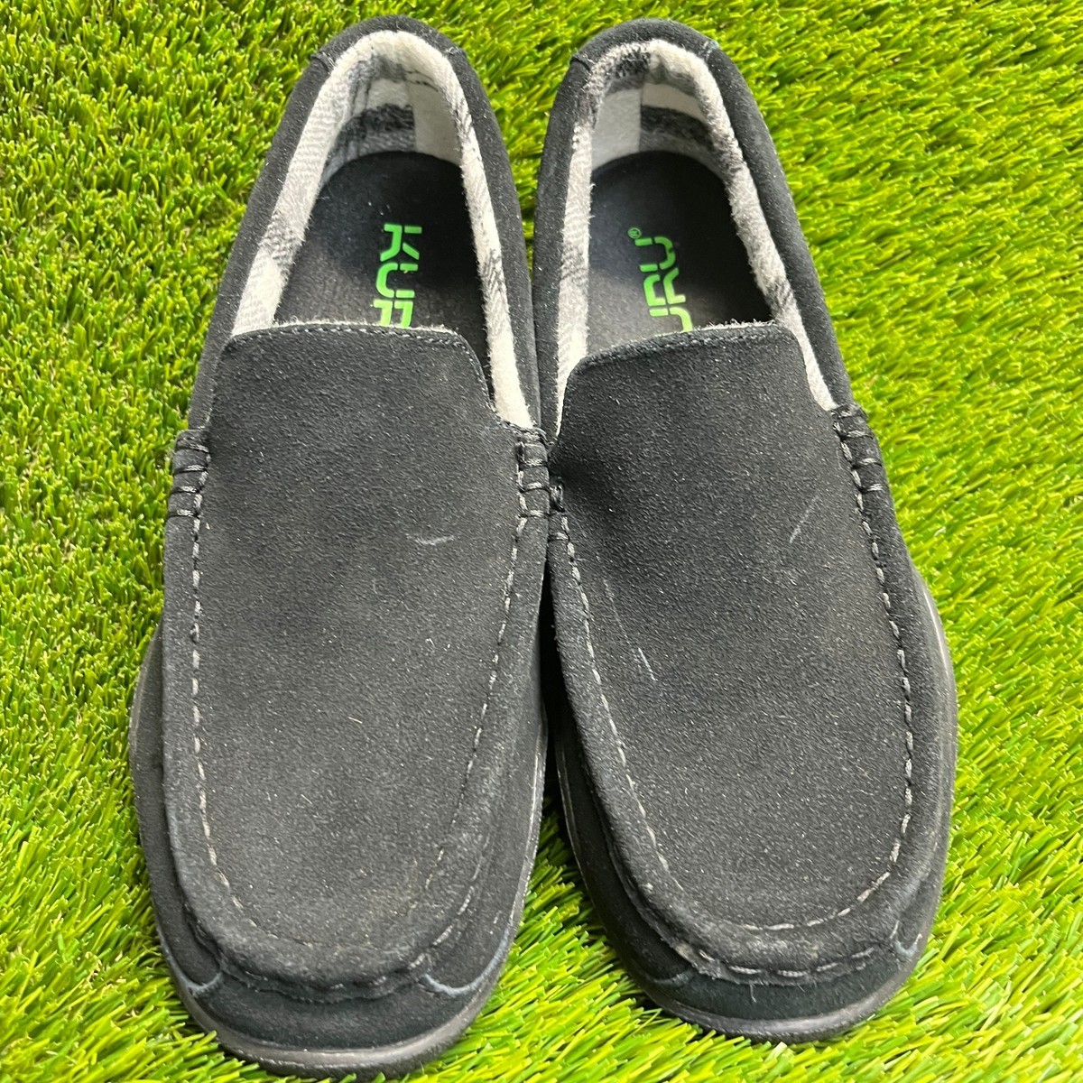 Kuru Loft Mens Size 12.5 Triple Black Casual Walking Moccasin Slippers Shoes Kuru Loft Mens Size 8.5 Triple Black Casual Walking Moccasin  main image 2