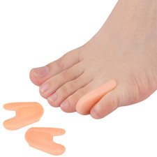 10 Pcs Pinky Toe Separator, Little Toe Straightener Gel Toe Spacers for Men Wome