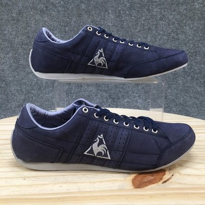 Le Coq Sportif Shoes Womens 9.5 Casual Sneakers Lace Up Low Top Comfort Blue