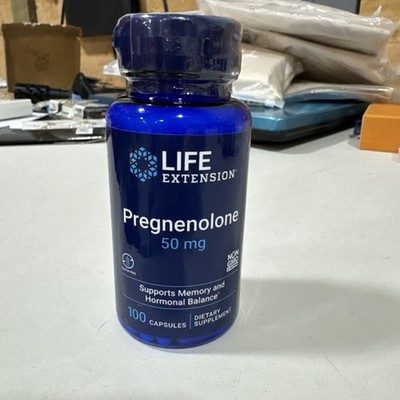 life extension Pregnenolone 50mg 100 Capsules 