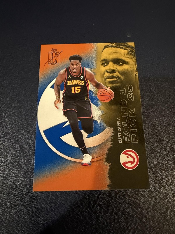 2025-26 Topps Signature Class #48 Clint Capela Blue & Orange