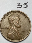 1925 (P) LINCOLN WHEAT CENT, AU (ALMOST UNCIRCULATED) CONDITION, #35