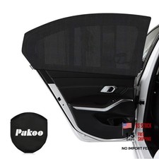 Car Window Shade for Baby, UV Protection Breathable Mesh Window Pure Black