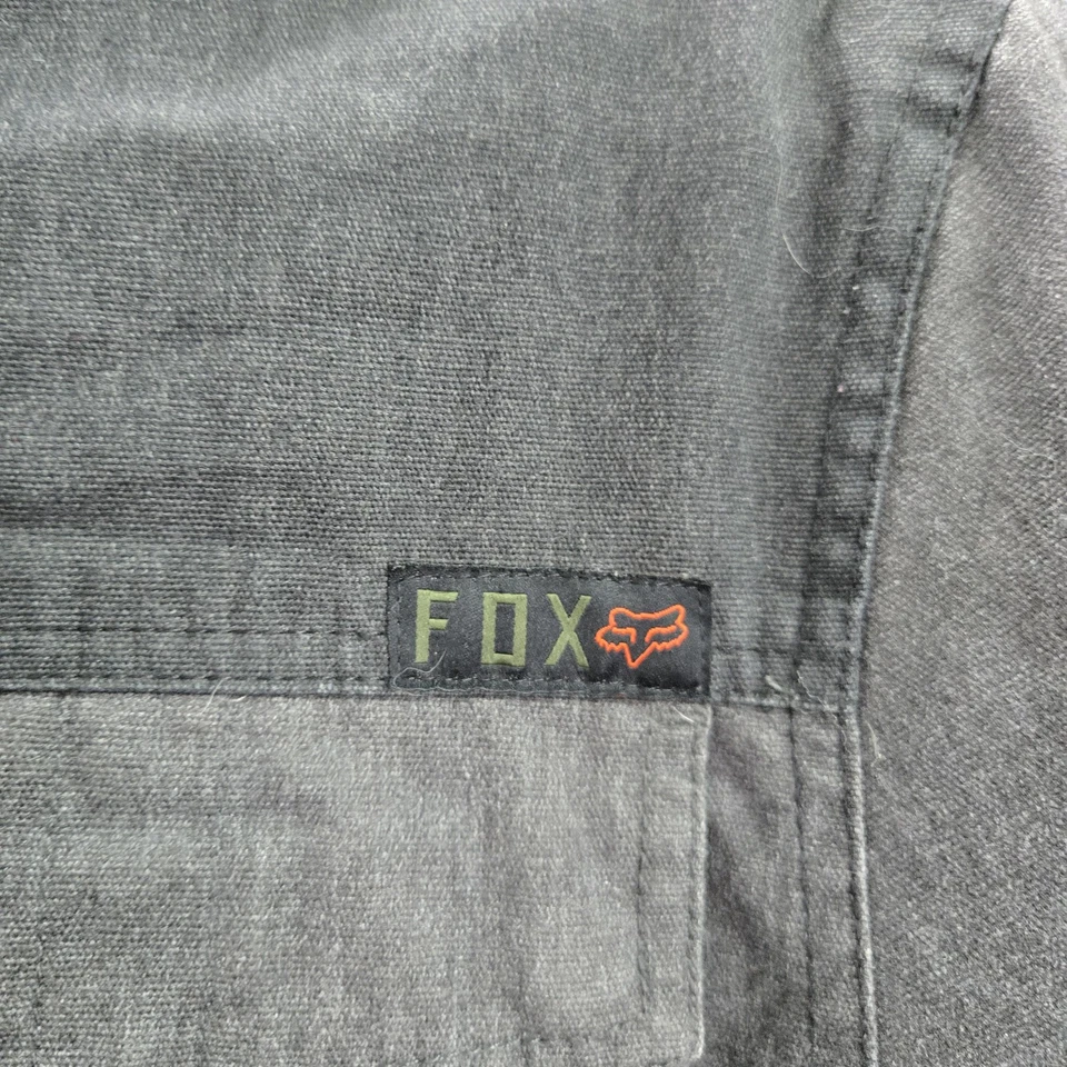 Chaqueta Fox Mujer S Gris Heritage Forjada Utilidad Recta Lona Logo Foto 4 de 4