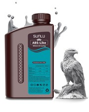 SUNLU 1000G ABS Like Resin for 3D Printer, 405nm UV M-1000g, 1000g Grey