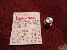    KENWOOD K23-0620-08 K23-0608-08 OUTPUT ADJUST KNOB    KX-1030 CASSETTE DECK