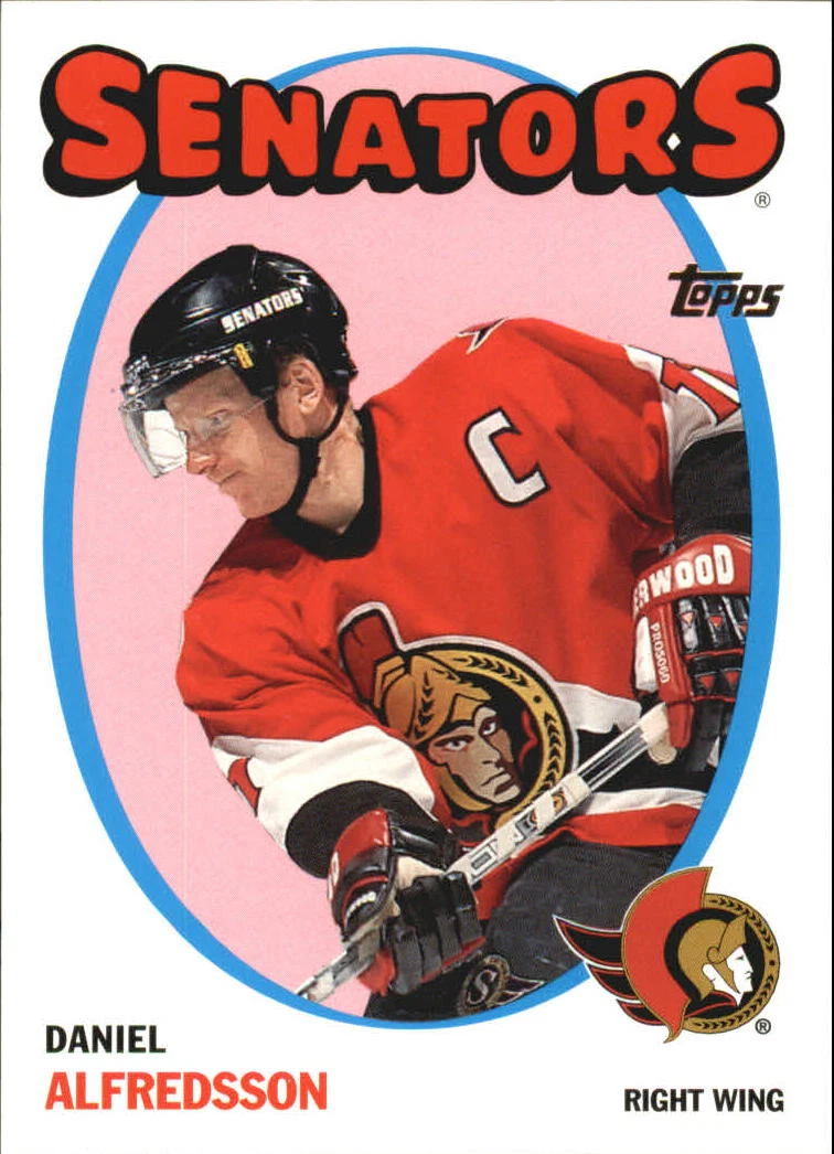 Daniel Alfredsson trading card